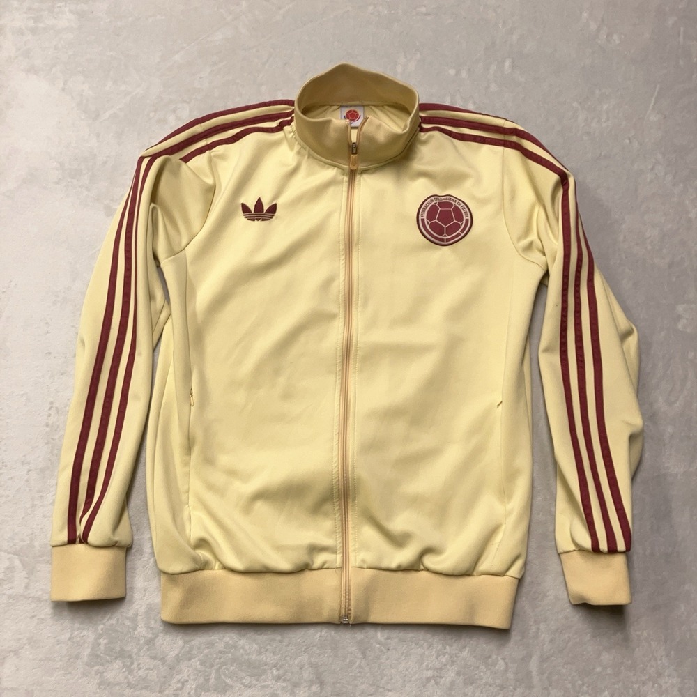 Vintage adidas Colombia Football Team Beckenbauer Track Jacket Mens Medium